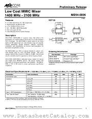 MD54-0006 datasheet pdf MA-Com
