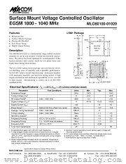 MLO80100-01020 datasheet pdf MA-Com