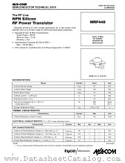 MRF448 datasheet pdf MA-Com