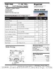 PAW1026 datasheet pdf MA-Com