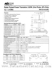 PH1214-0.85L datasheet pdf MA-Com