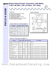 PH1214-300M datasheet pdf MA-Com
