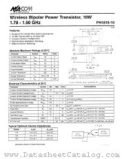 PH1819-10 datasheet pdf MA-Com