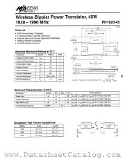 PH1920-45 datasheet pdf MA-Com