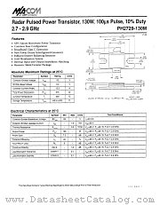 PH2729-130M datasheet pdf MA-Com