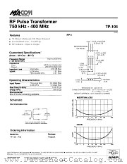 TP-104 datasheet pdf MA-Com