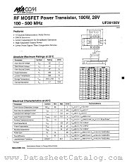 UF28100V datasheet pdf MA-Com