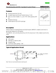 MBI6001N2N datasheet pdf Macroblock