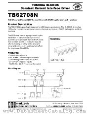 TB62708N datasheet pdf Marktech Optoelectronics