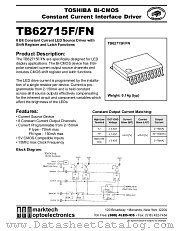 TB62715FN datasheet pdf Marktech Optoelectronics