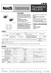 AQW414EHAX datasheet pdf Matsushita Electric Works(Nais)