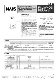 AQY210LSX datasheet pdf Matsushita Electric Works(Nais)