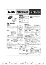 ARE134H datasheet pdf Matsushita Electric Works(Nais)