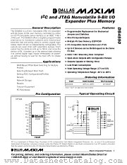 DS4550E datasheet pdf MAXIM - Dallas Semiconductor