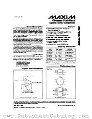 ICL7652BITV datasheet pdf MAXIM - Dallas Semiconductor