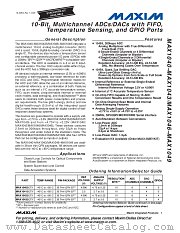 MAX1042BETX datasheet pdf MAXIM - Dallas Semiconductor