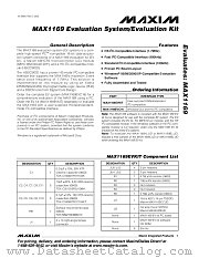 MAX1169EVC16 datasheet pdf MAXIM - Dallas Semiconductor