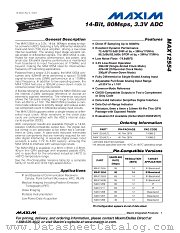 MAX12554ETL datasheet pdf MAXIM - Dallas Semiconductor