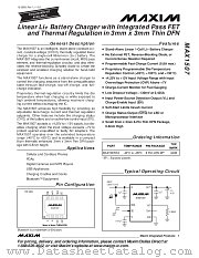 MAX1507ETE datasheet pdf MAXIM - Dallas Semiconductor