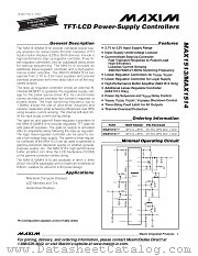 MAX1513ETP datasheet pdf MAXIM - Dallas Semiconductor