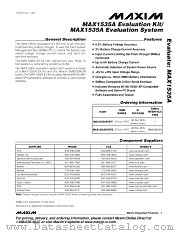 MAX1535AEVSYS datasheet pdf MAXIM - Dallas Semiconductor