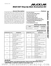 MAX1567SUMEVKIT datasheet pdf MAXIM - Dallas Semiconductor