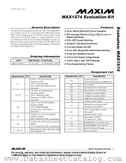 MAX1574EVKIT datasheet pdf MAXIM - Dallas Semiconductor