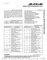MAX1585EVKIT datasheet pdf MAXIM - Dallas Semiconductor