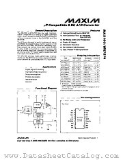 MX7574BG datasheet pdf MAXIM - Dallas Semiconductor