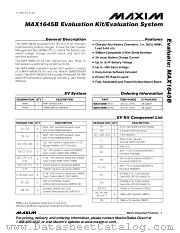 MAX1645BEVKIT datasheet pdf MAXIM - Dallas Semiconductor
