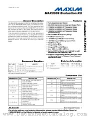 MAX2039EVKIT datasheet pdf MAXIM - Dallas Semiconductor