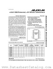 MAX207ECNG datasheet pdf MAXIM - Dallas Semiconductor
