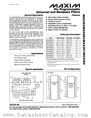 MAX264BCPI datasheet pdf MAXIM - Dallas Semiconductor