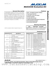 MAX3345EEVKIT datasheet pdf MAXIM - Dallas Semiconductor