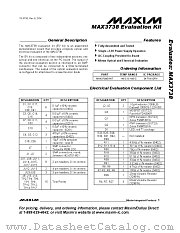 MAX3738EVKIT datasheet pdf MAXIM - Dallas Semiconductor