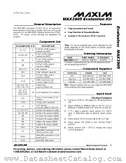 MAX3905EVKIT datasheet pdf MAXIM - Dallas Semiconductor