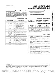 MAX3982EVKIT datasheet pdf MAXIM - Dallas Semiconductor