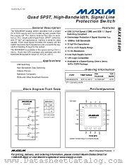 MAX4854HETE datasheet pdf MAXIM - Dallas Semiconductor