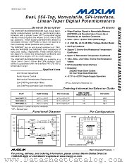 MAX5488ETE datasheet pdf MAXIM - Dallas Semiconductor