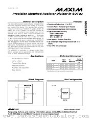 MAX5491RC02000-T datasheet pdf MAXIM - Dallas Semiconductor