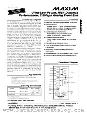 MAX5863E datasheet pdf MAXIM - Dallas Semiconductor