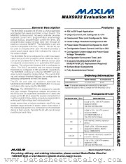 MAX5932EVKIT datasheet pdf MAXIM - Dallas Semiconductor