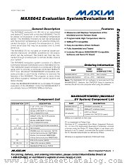 MAX6642EVKIT datasheet pdf MAXIM - Dallas Semiconductor