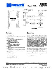 28C010TRT1FB20 datasheet pdf Maxwell Technologies