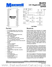 28LV010RT4FS20 datasheet pdf Maxwell Technologies