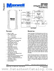 29F0408RPFB datasheet pdf Maxwell Technologies