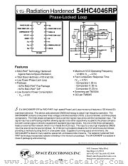 54HC4046RP datasheet pdf Maxwell Technologies