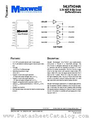 54LVTH244ARPFI datasheet pdf Maxwell Technologies