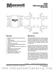 6484RPFE datasheet pdf Maxwell Technologies