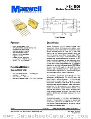 HSN-3000F datasheet pdf Maxwell Technologies